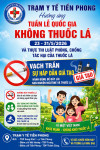 Hưởng ứng Ngày Thế giới không thuốc lá 31/5 và Tuần lễ Quốc gia không thuốc lá năm 2026
