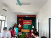 Chi bộ trạm y tế Tiền Phong tổ chức lễ kết nạp đảng viên mới.