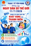 Trạm  Y tế Tiền Phong hưởng ứng ngày Dân số thế giới 11/7/2026