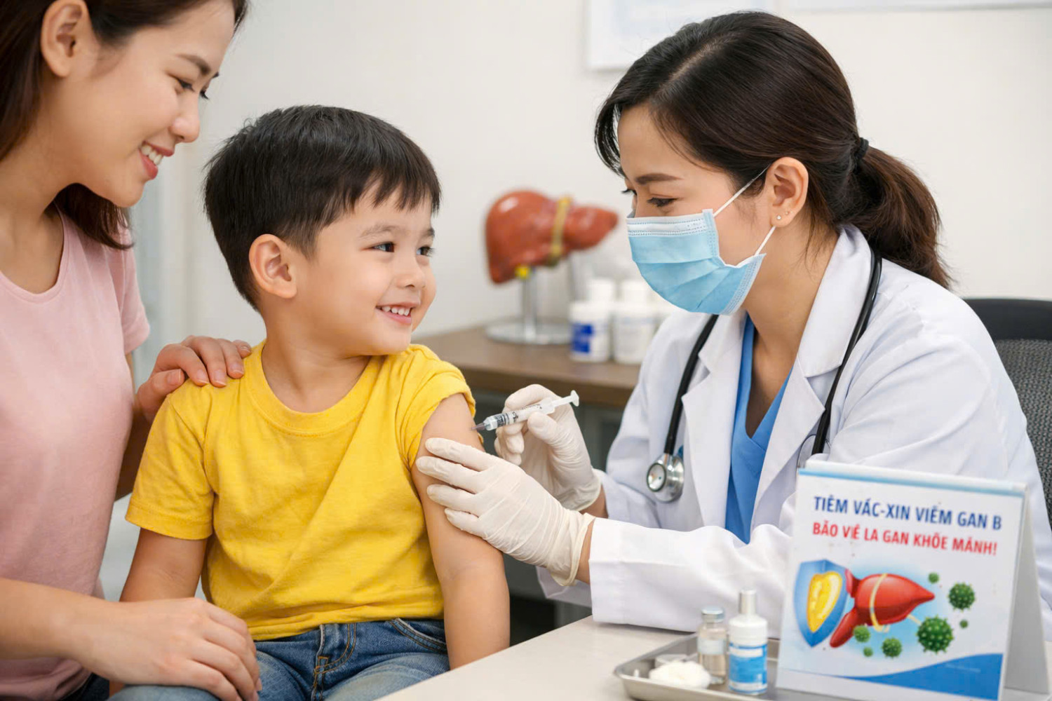 Tiêm nhắc lại vắc-xin viêm gan B - Bảo vệ sức khỏe lâu dài